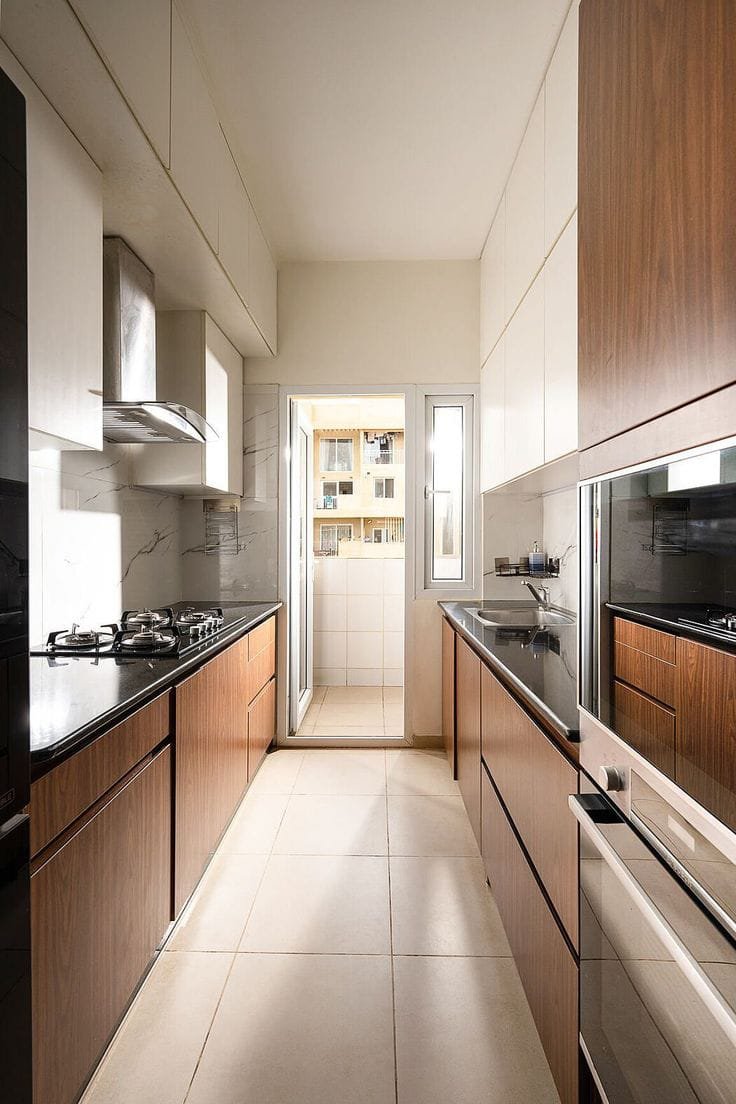 Parallel kitchen